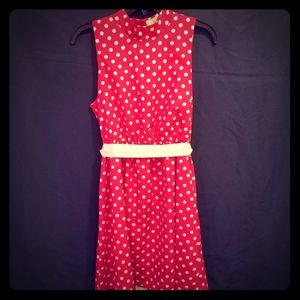 Monteau Polka Dot Dress